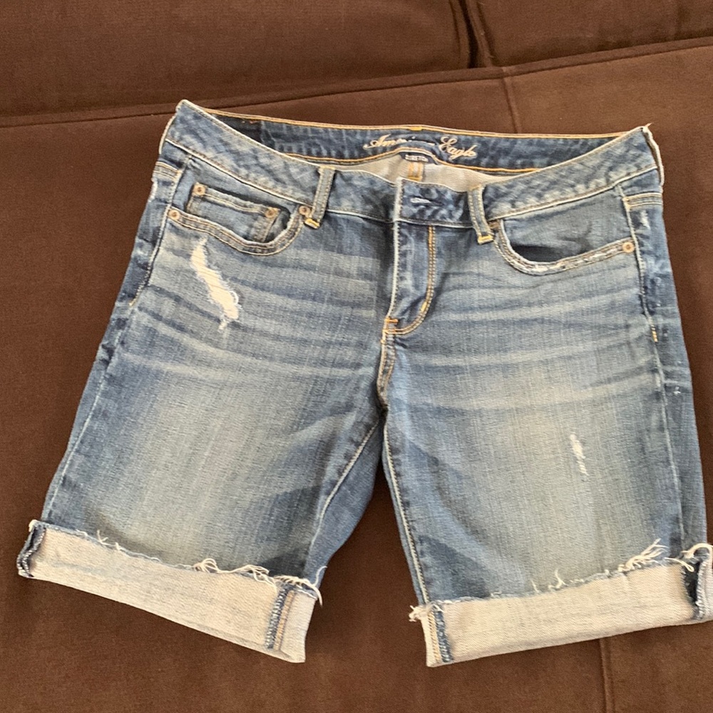 American Eagle distressed shorts